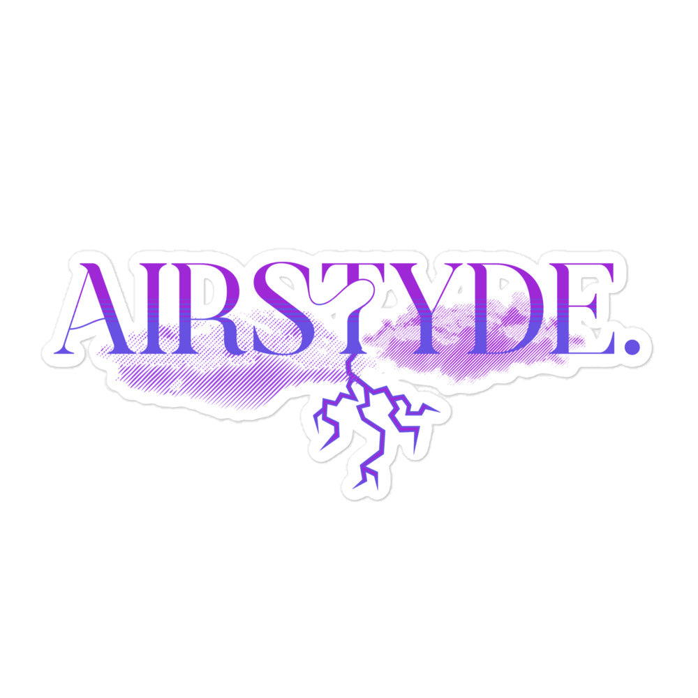 Purple Reign Lightning(AIRSTYDE) sticker